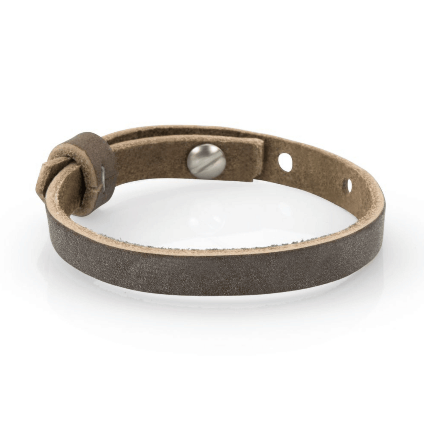Lederarmband einfach hellbraun