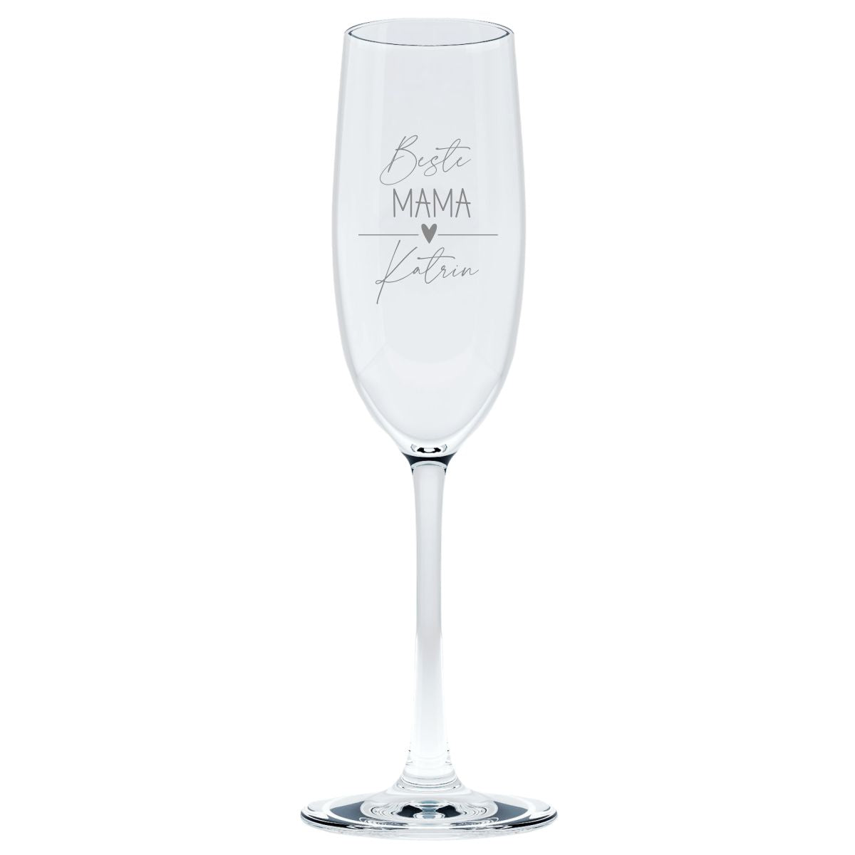 Sektglas beste Mama mit Wunschtext