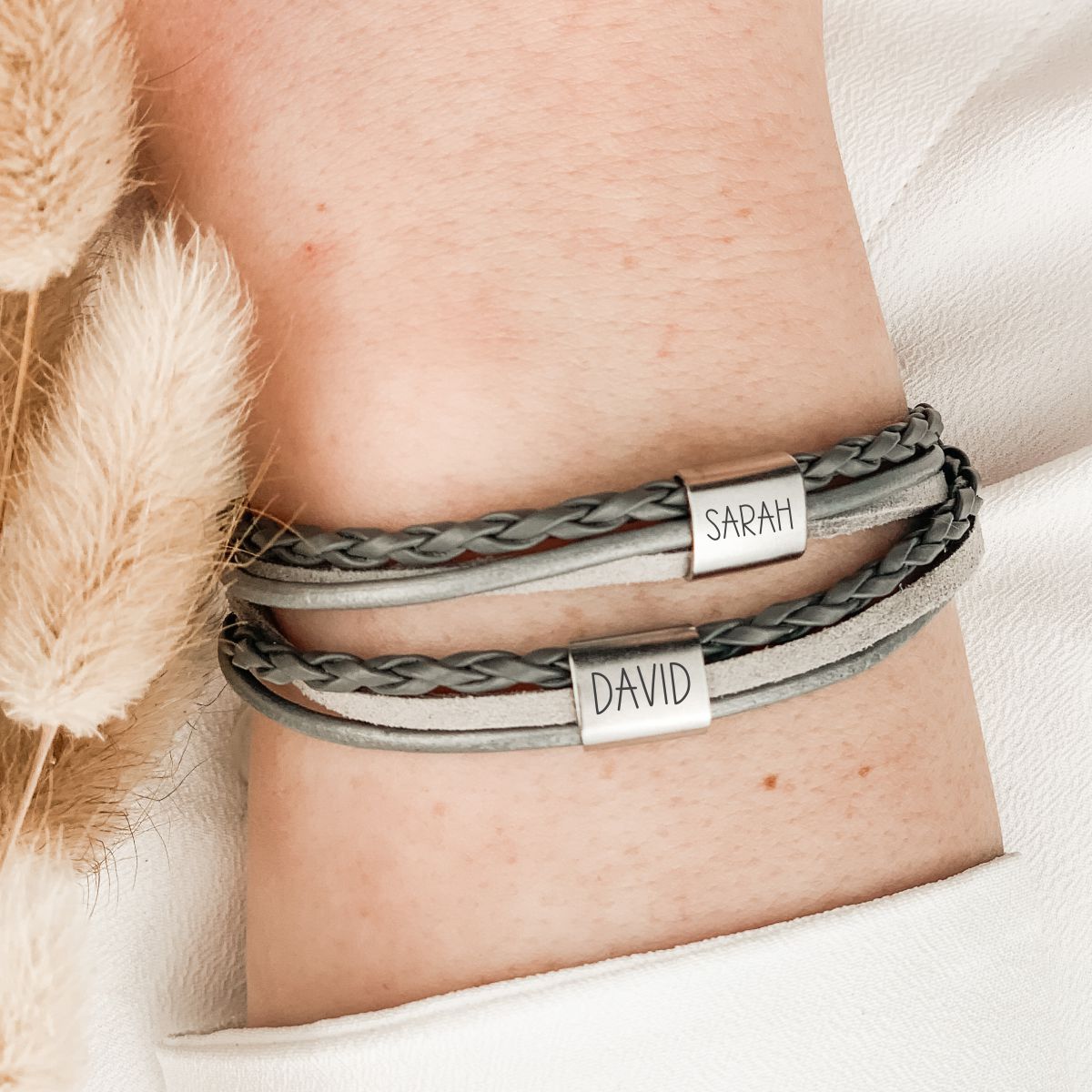 Extra Edelstahlperle SILBER für Segelseilarmband oder Wickelarmband