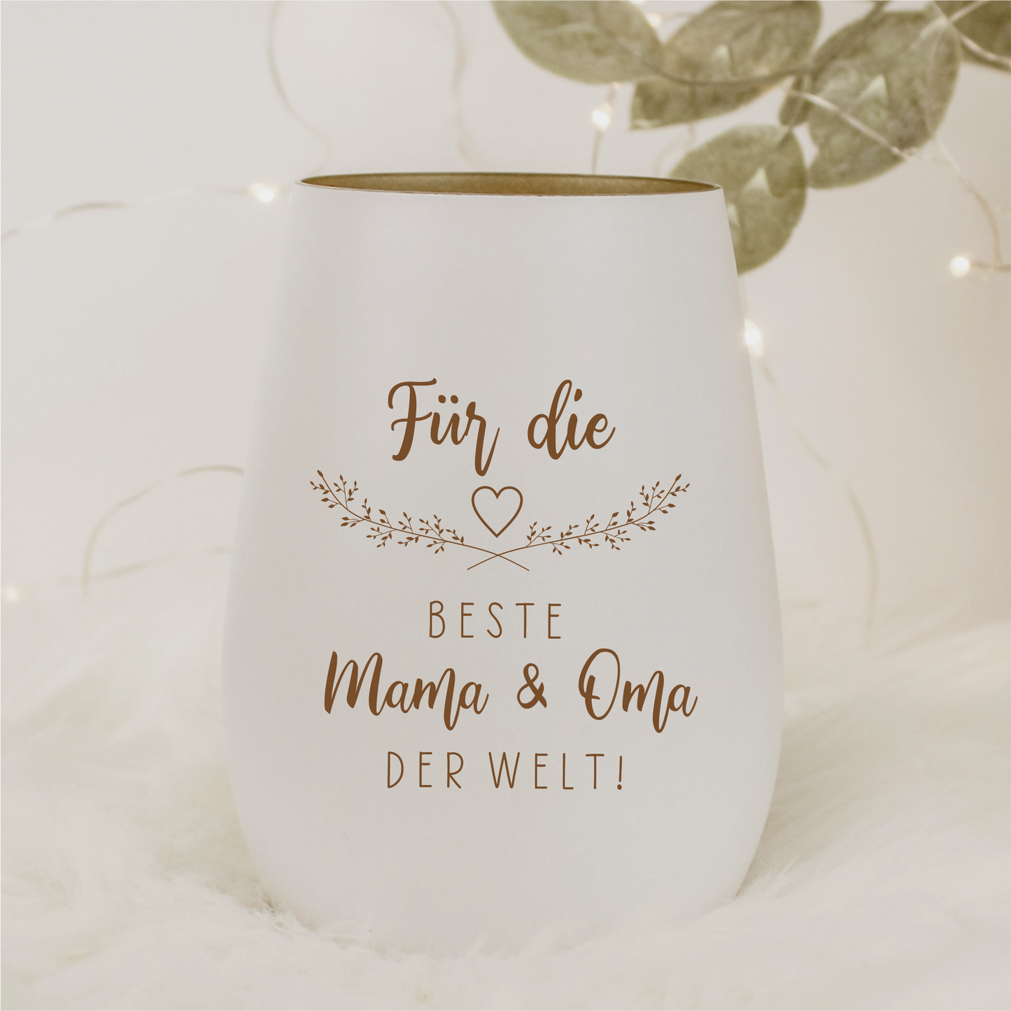 Windlicht Für die beste Mama & Oma der Welt