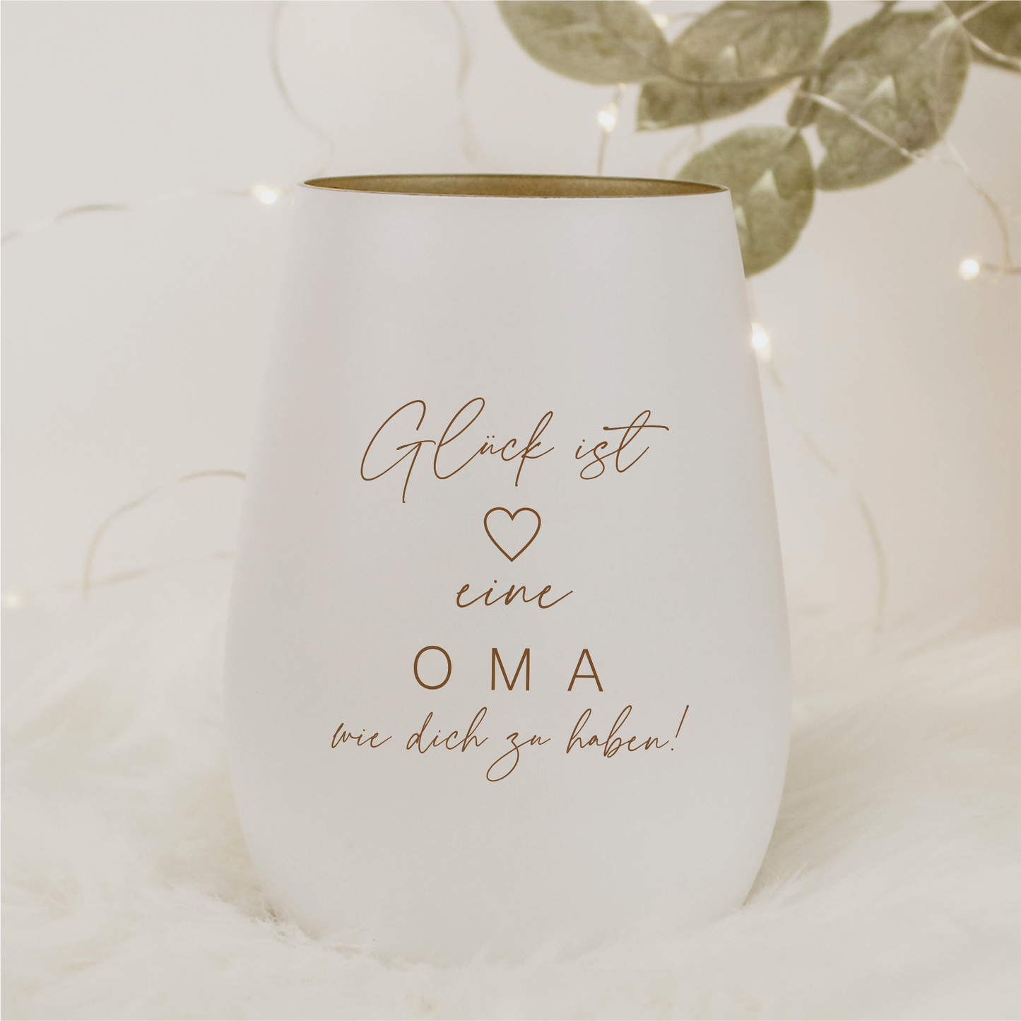 Windlicht Glück ist eine Oma wie dich zu haben
