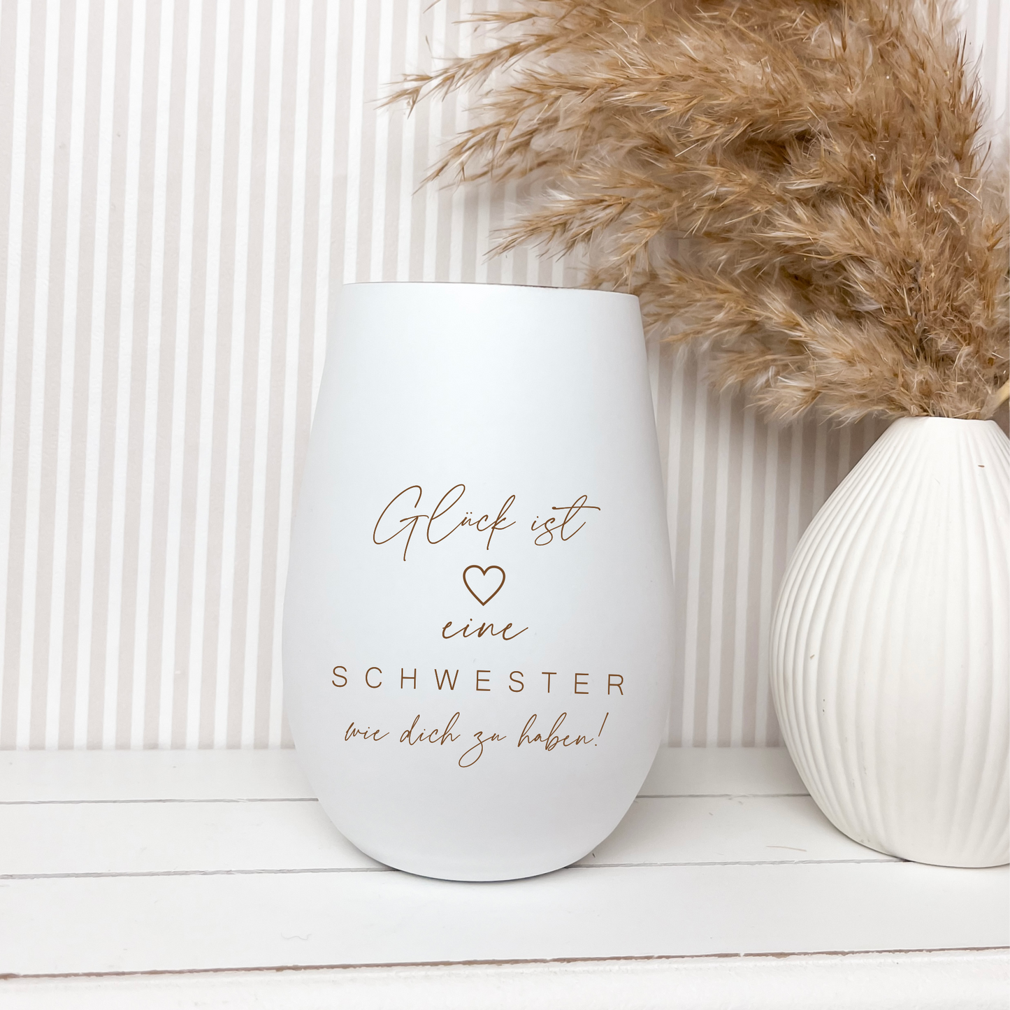 Windlicht Glück ist eine Schwester wie dich zu haben