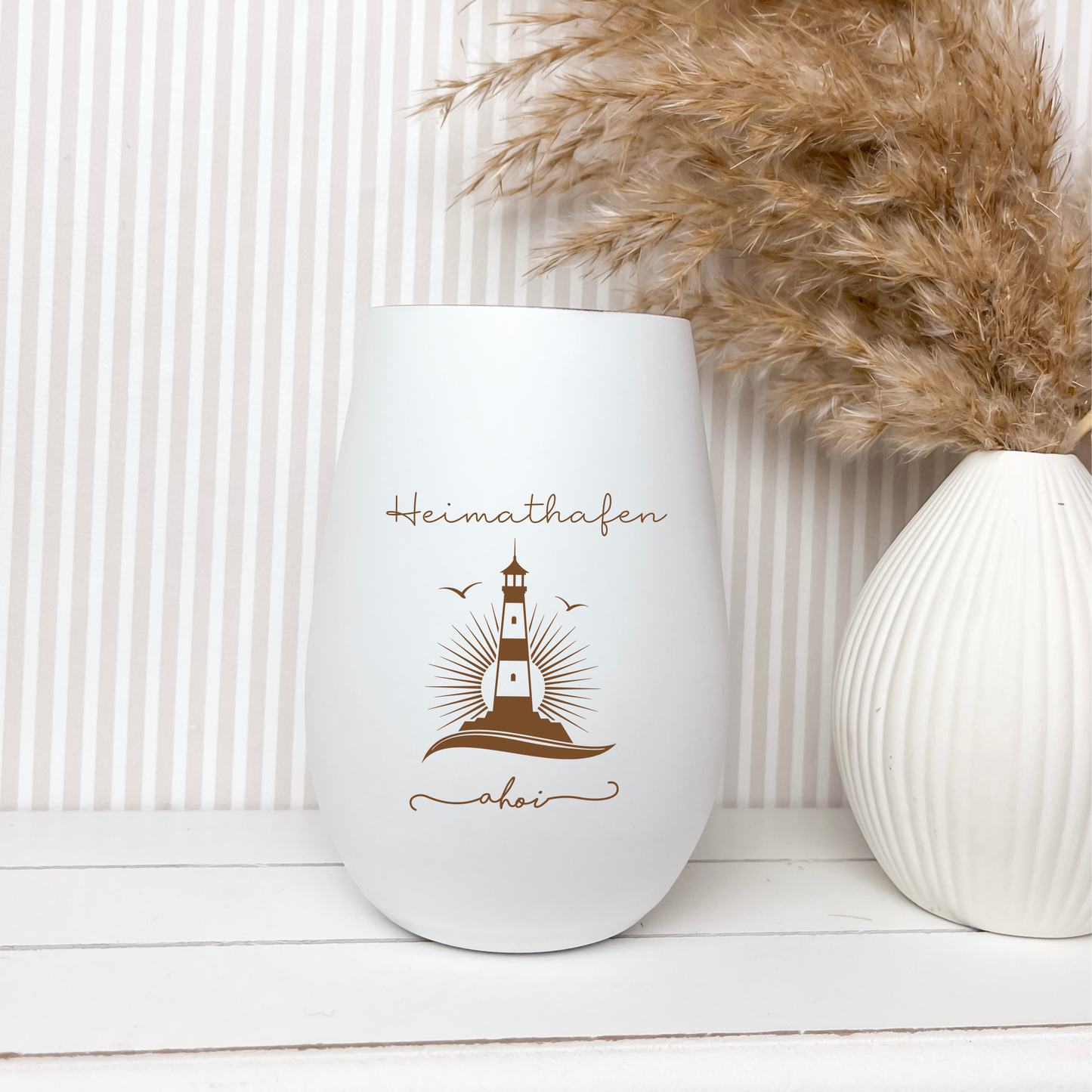 Windlicht Heimathafen Ahoi