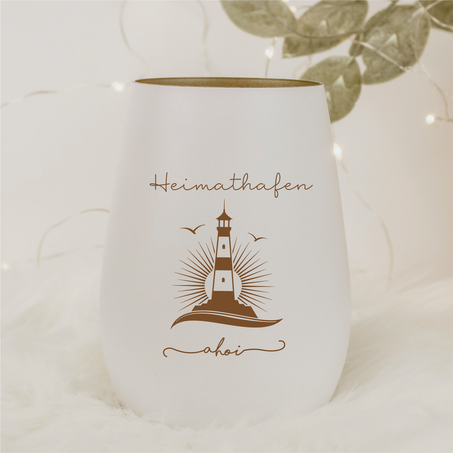 Windlicht Heimathafen Ahoi