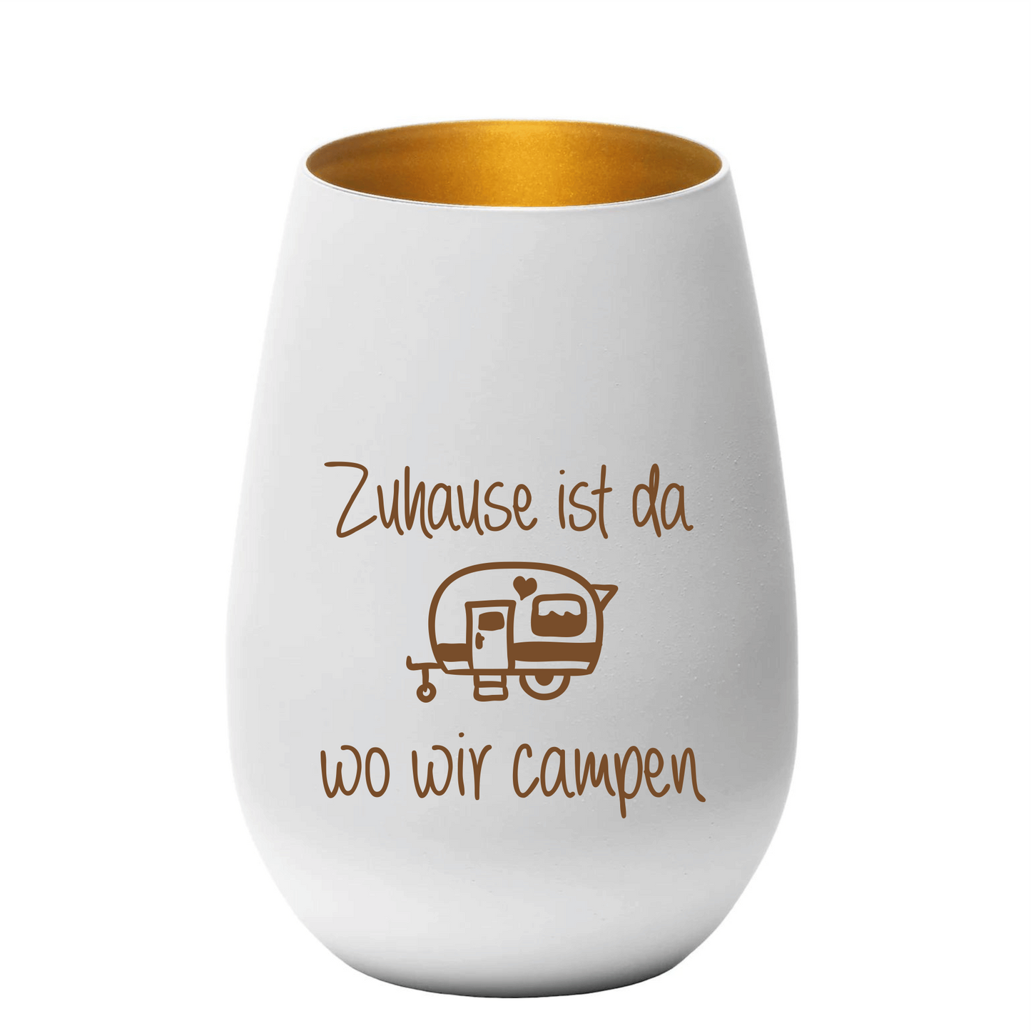 Windlicht Zuhause ist da wo wir campen