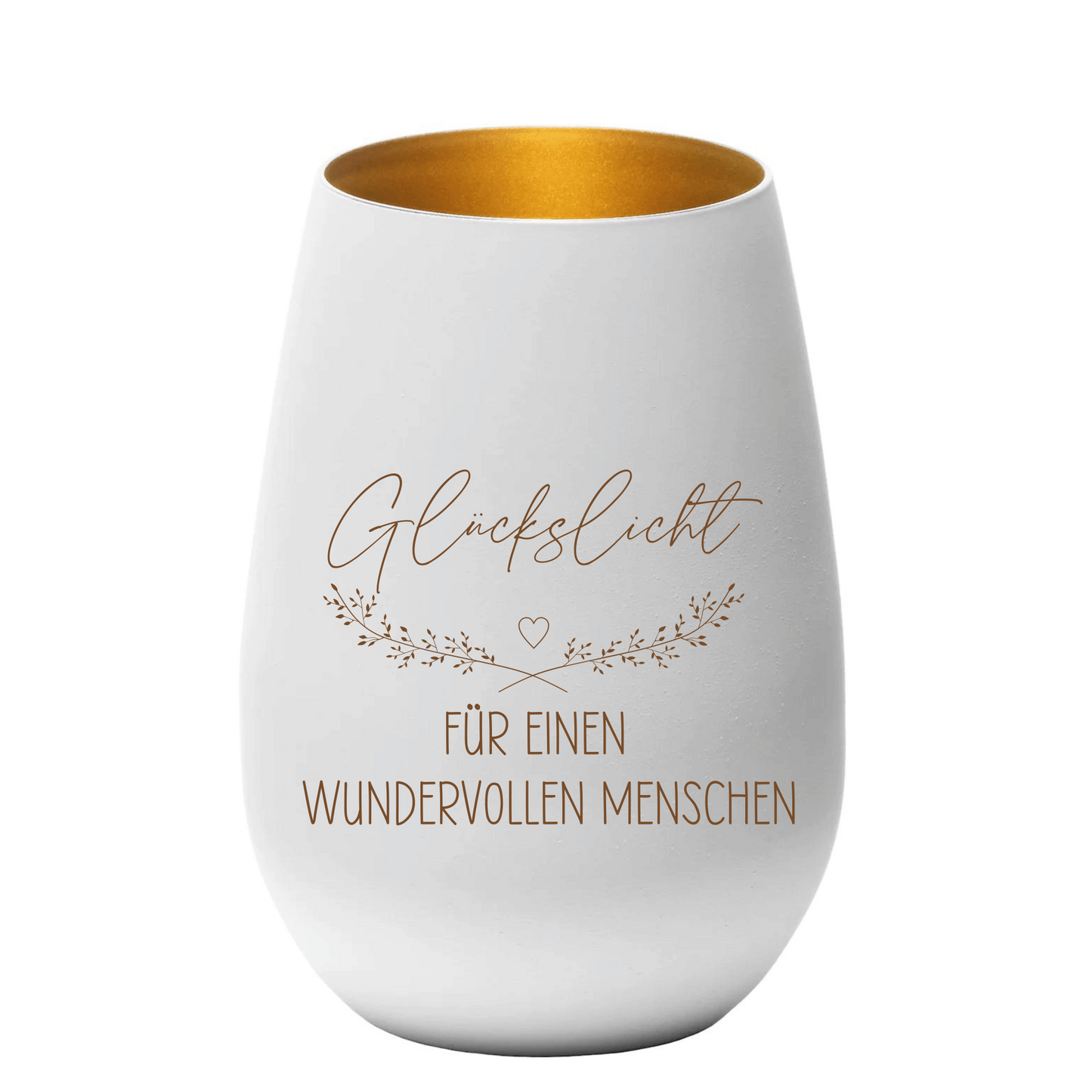 Windlicht Glückslicht für einen wundervollen Menschen