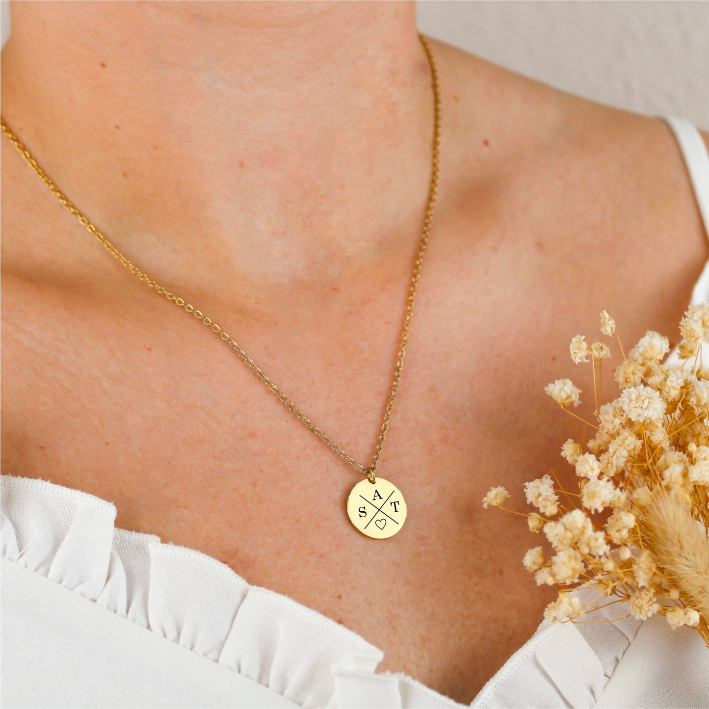 Edelstahlkette Wunschnamen, Kette mit Namen, Kette Geschenk, Kette personalisierbar, Kette Erinnerung, Kette Familie