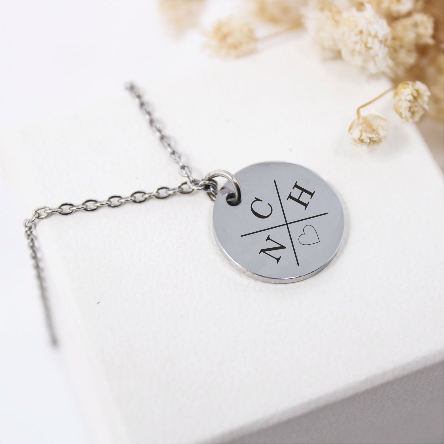 Edelstahlkette Wunschnamen, Kette mit Namen, Kette Geschenk, Kette personalisierbar, Kette Erinnerung, Kette Familie