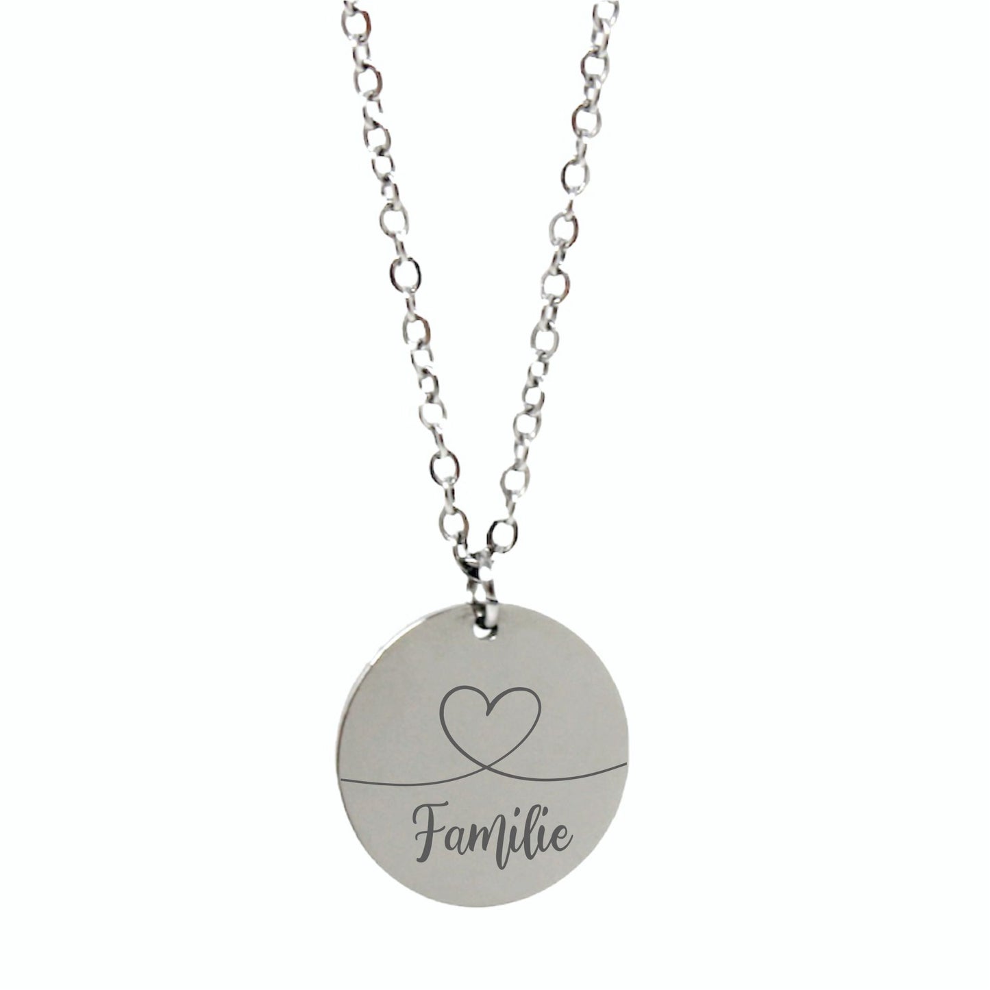 Edelstahlkette Wunschnamen, Kette mit Namen, Kette Geschenk, Kette personalisierbar, Kette Erinnerung, Kette Familie