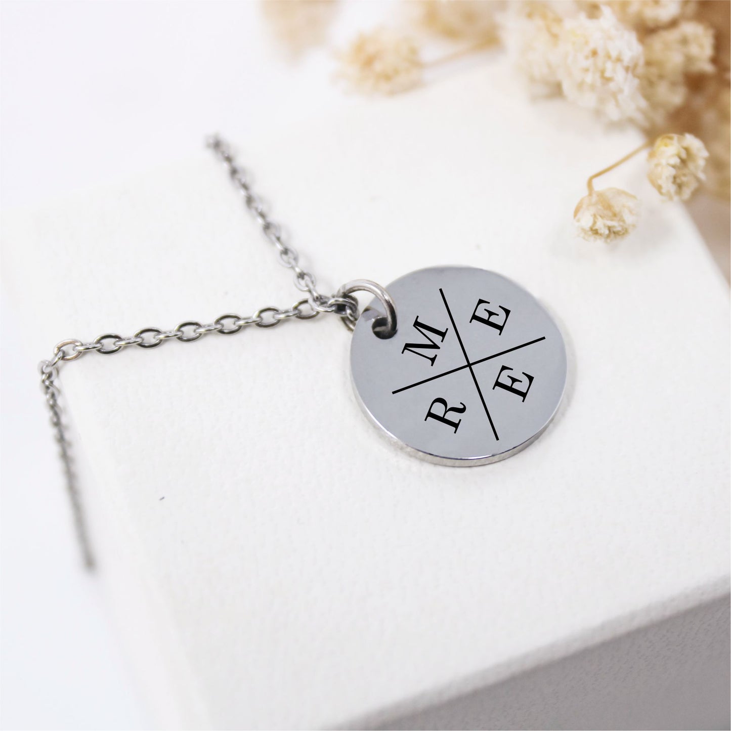 Edelstahlkette Wunschnamen, Kette mit Namen, Kette Geschenk, Kette personalisierbar, Kette Erinnerung, Kette Familie