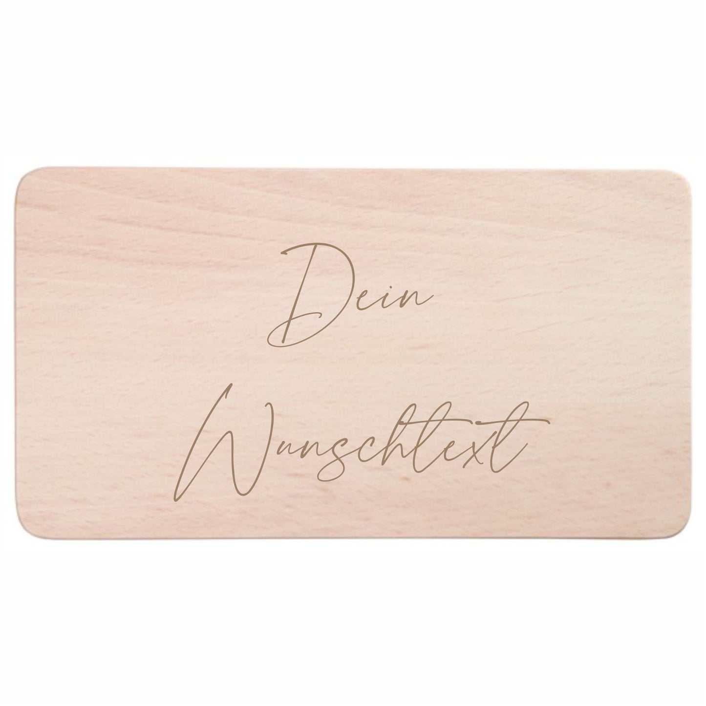 Frühstücksbrett mit Wunschtext