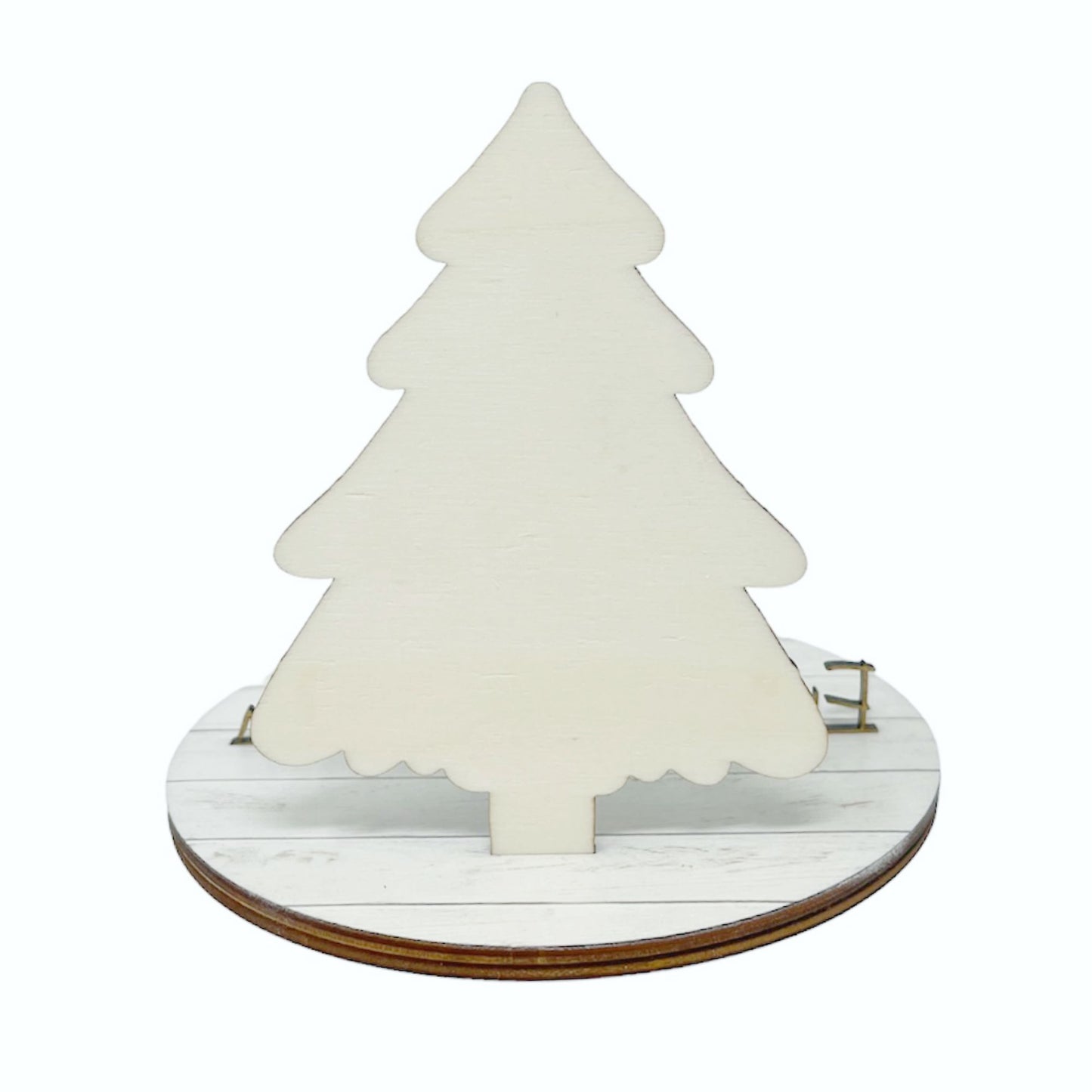 Geldgeschenk zu Weihnachten aus Holz bedruckt mit Wunschtext