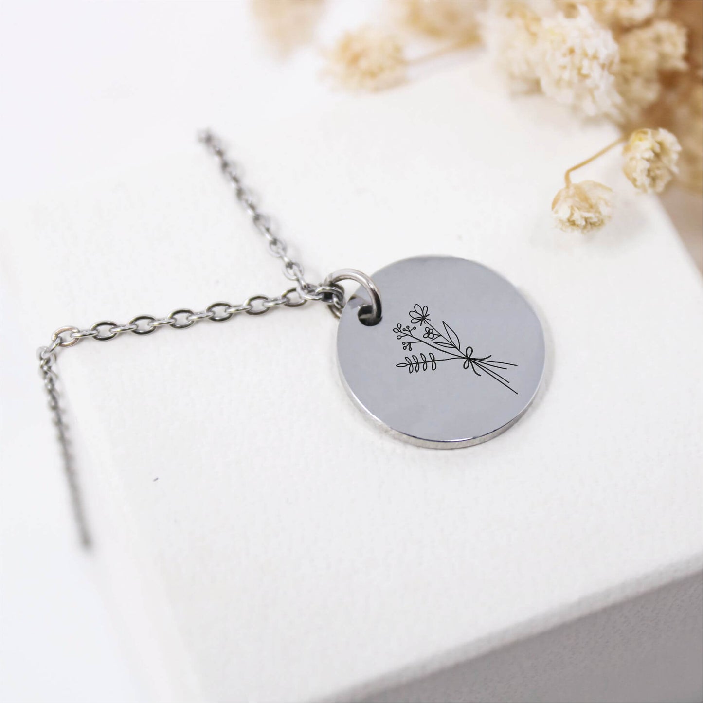 Edelstahlkette Wunschnamen, Kette mit Namen, Kette Geschenk, Kette personalisierbar, Kette Erinnerung, Kette Familie