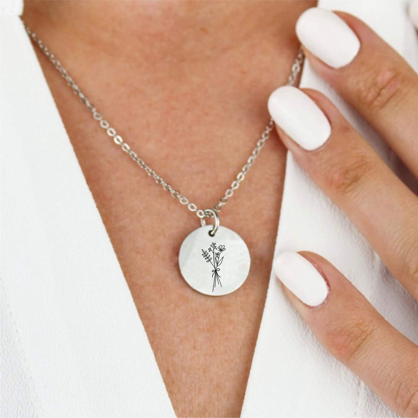 Edelstahlkette Wunschnamen, Kette mit Namen, Kette Geschenk, Kette personalisierbar, Kette Erinnerung, Kette Familie