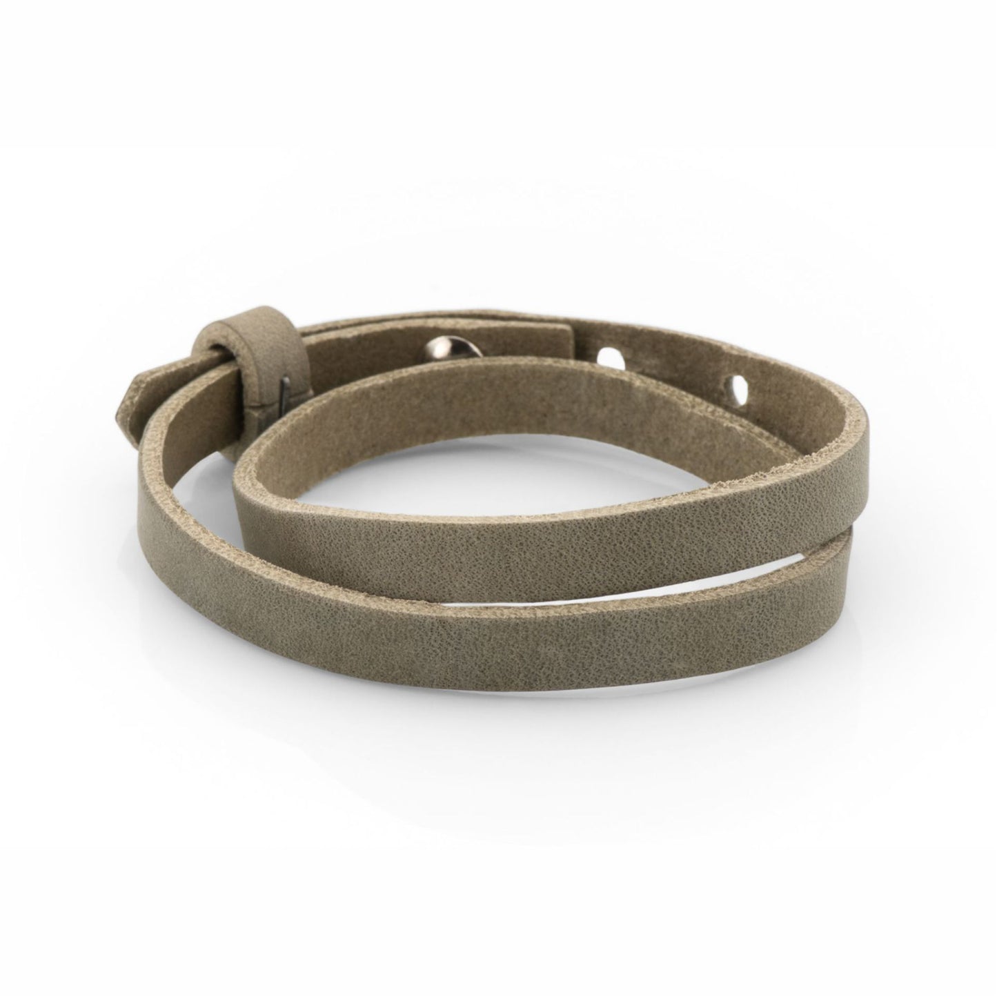 Lederarmband doppelt schlamm