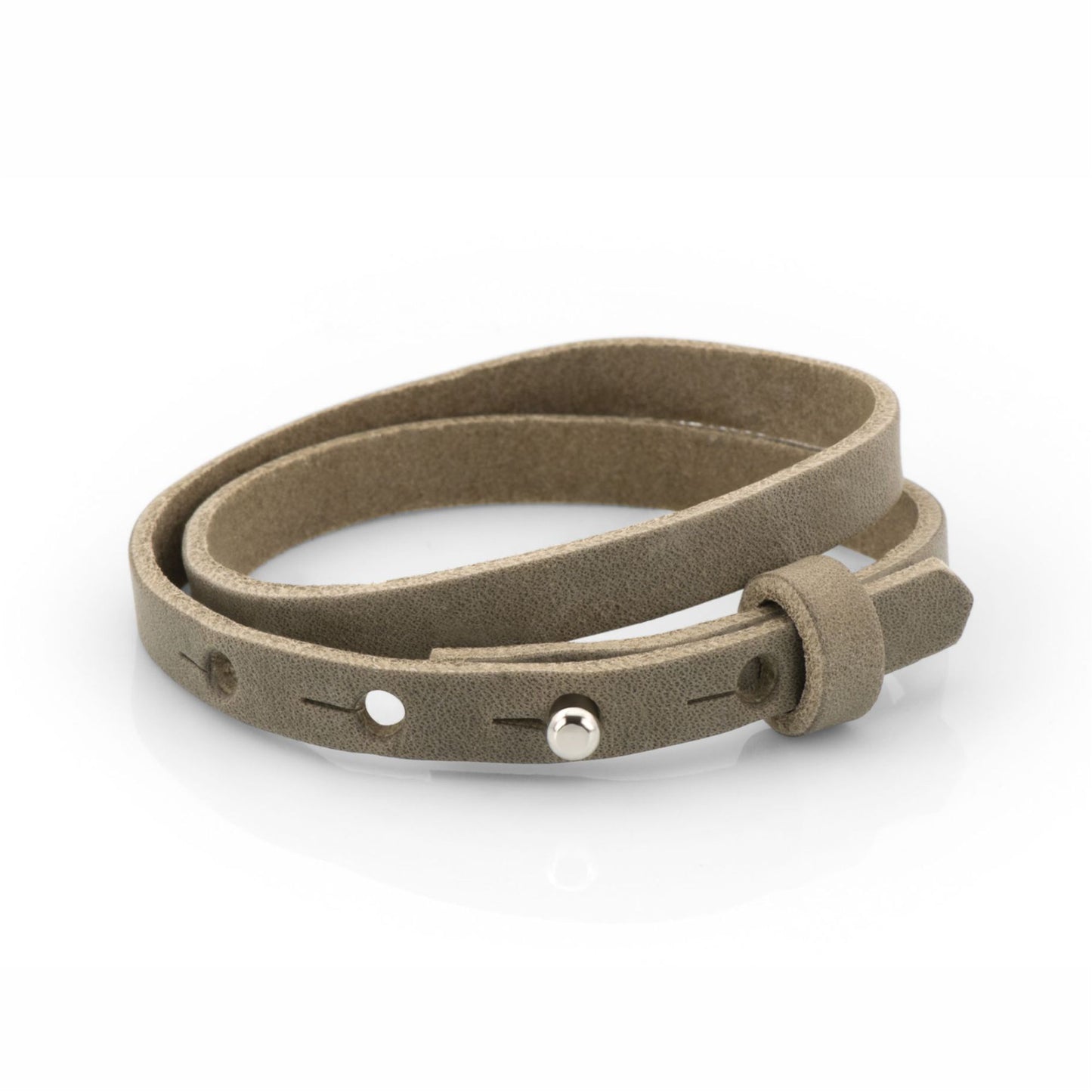 Lederarmband doppelt schlamm