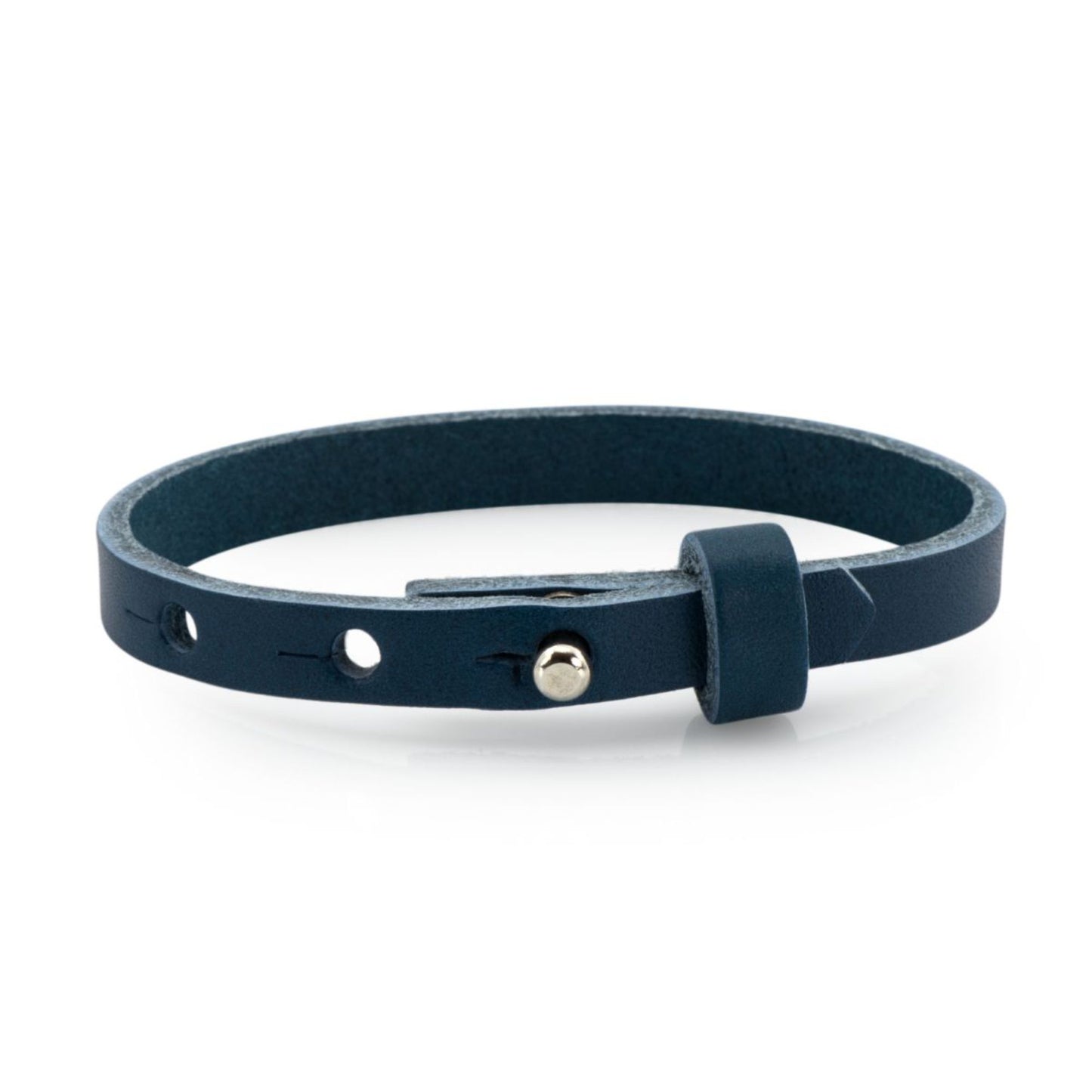 Lederarmband einfach dunkelblau