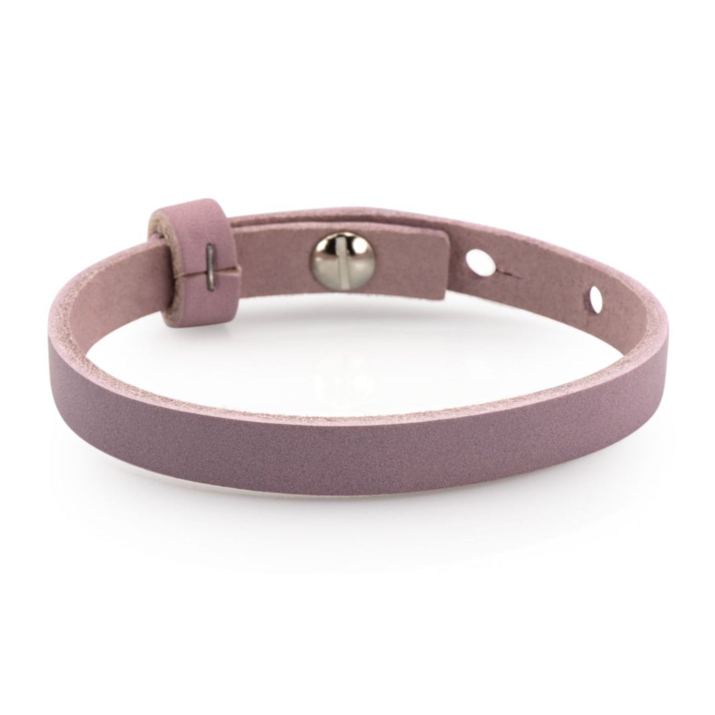 Lederarmband einfach rosa