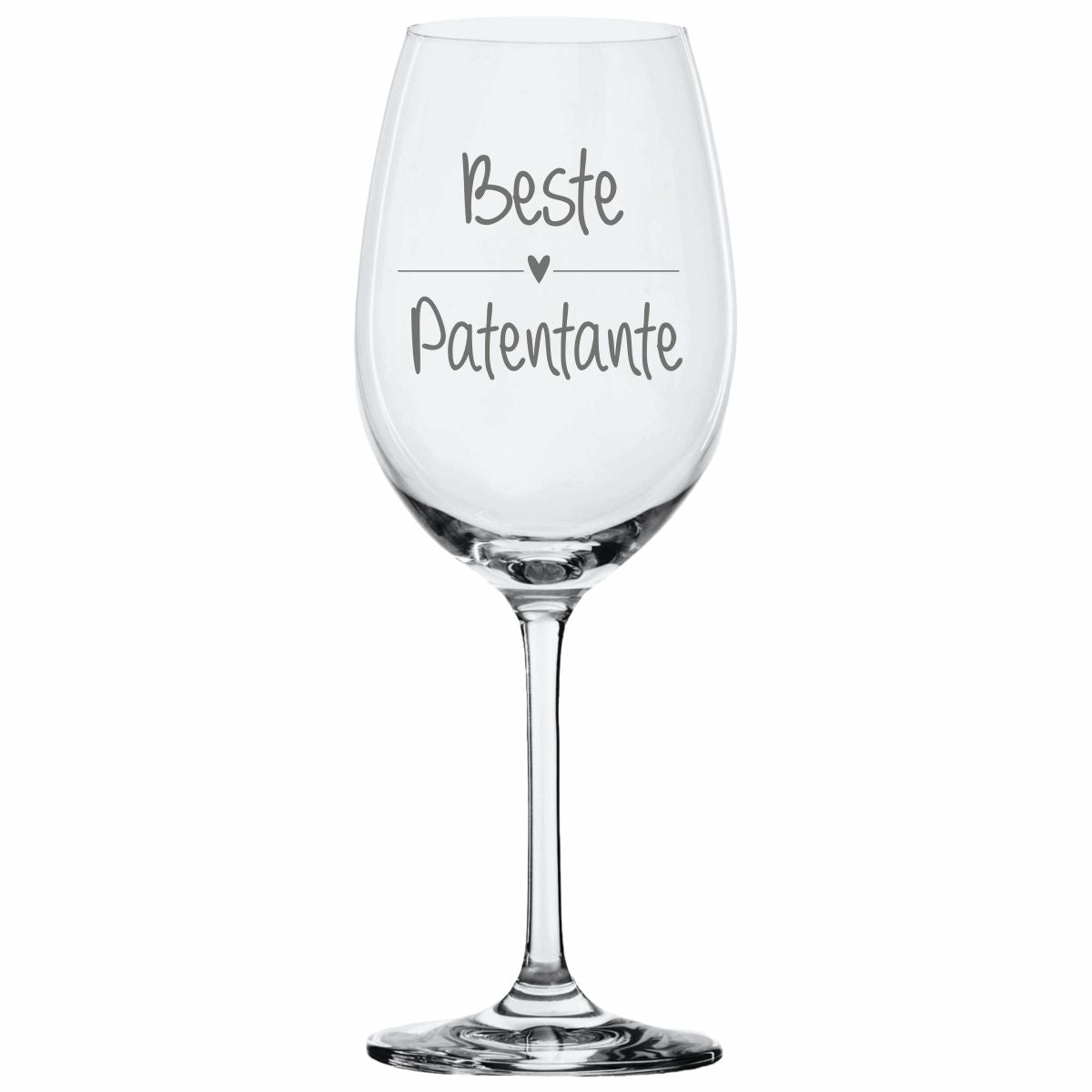 Weinglas beste Patentante