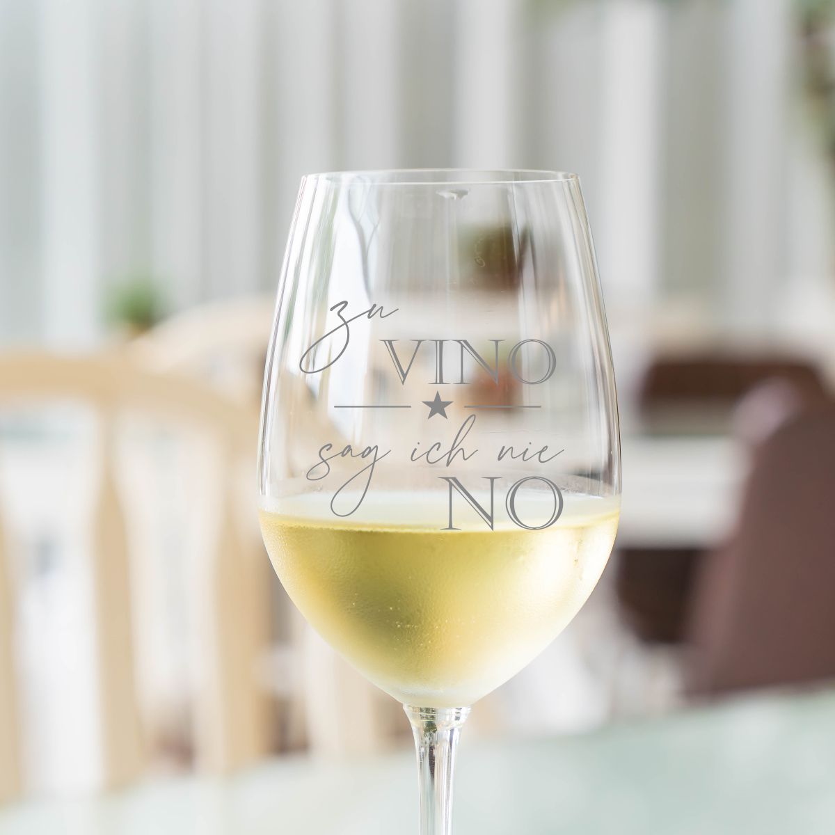 Weinglas Leonardo Zu Vino sag ich nie no