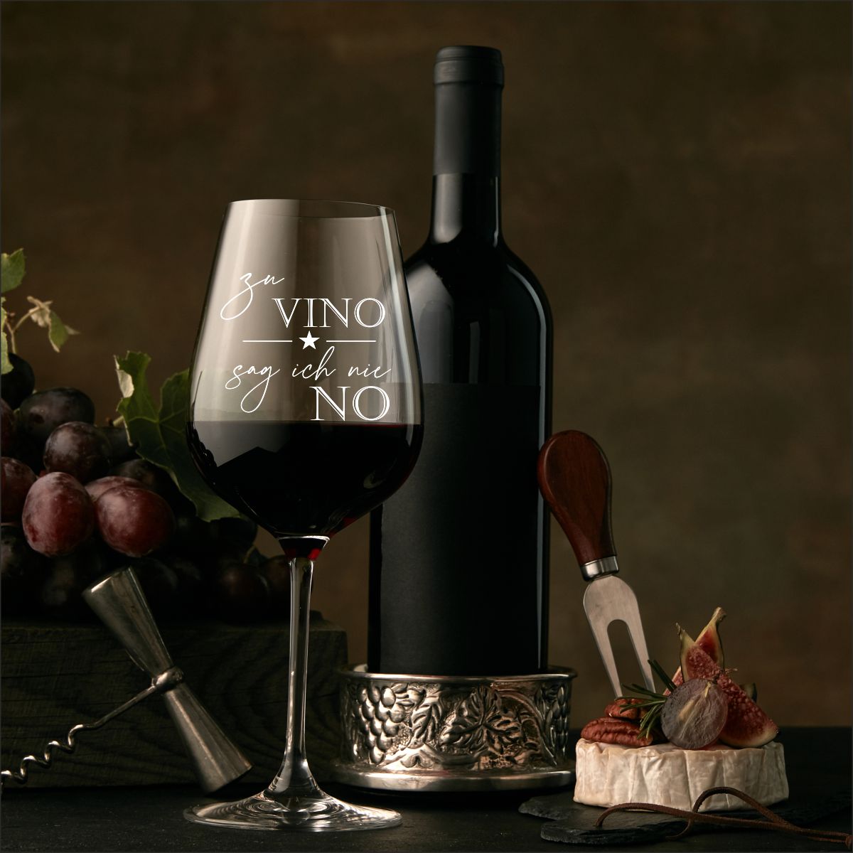 Weinglas Leonardo Zu Vino sag ich nie no