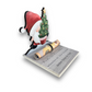 Geldgeschenk Weihnachtsmann aus Holz - mit Wunschtext