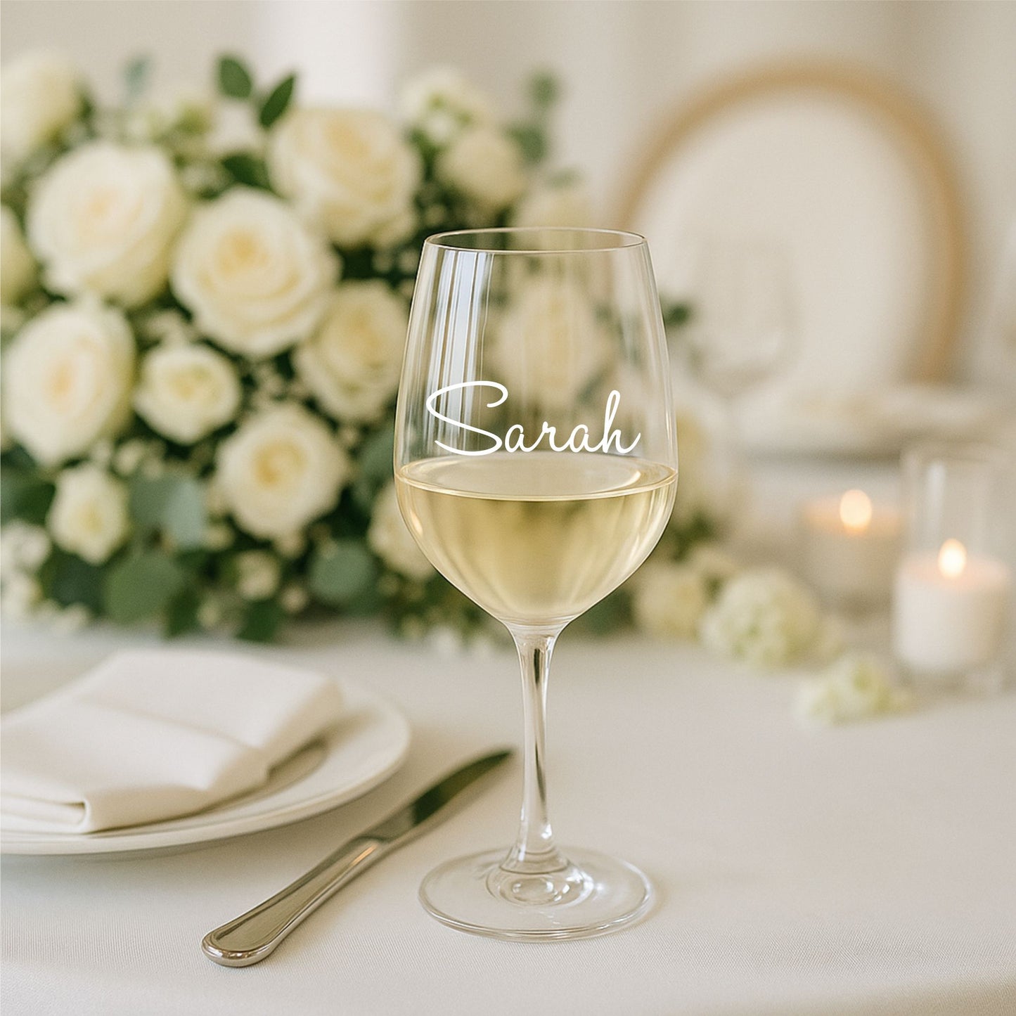 Weinglas Leonardo 460ml  mit Wunschtext Gravur individuell