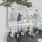 Adventskalender mit Wunschnamen - Schnee Dinos weihnachtlich