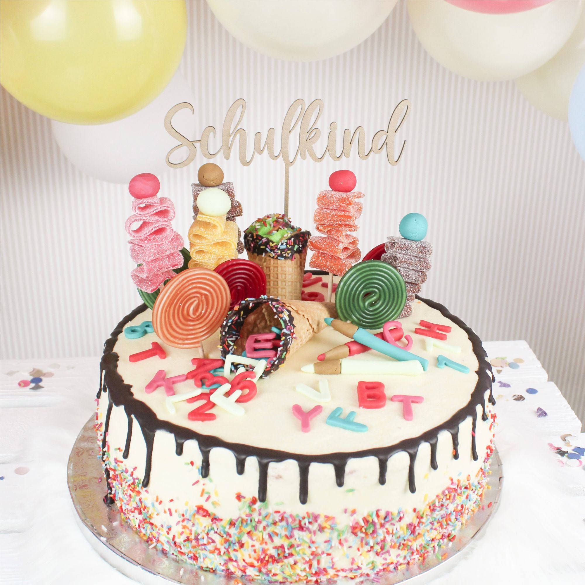 Caketopper Schulkind