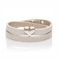 Lederarmband doppelt hellgrau