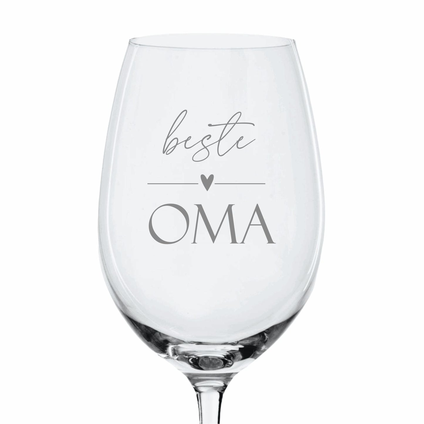 Weinglas beste Oma