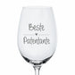 Weinglas beste Patentante