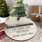 Geldgeschenk zu Weihnachten aus Holz bedruckt mit Wunschtext